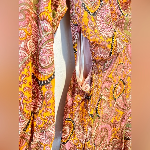 BCBGeneration NWT Pink Paisley One-shoulder Midi Dress - Picture 3 of 13